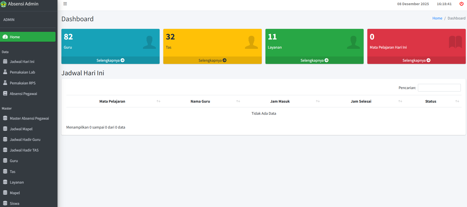 Absensi RFID Guru & Tendik